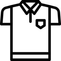 illustration vectorielle de chemise sur un fond. symboles de qualité premium. icônes vectorielles pour le concept et la conception graphique. vecteur