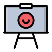 smiley board vector illustration sur un background.premium symboles de qualité. icônes vectorielles pour le concept et la conception graphique.