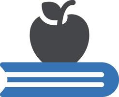 illustration vectorielle de livre de pomme sur un background.symboles de qualité premium. icônes vectorielles pour le concept et la conception graphique. vecteur