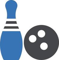 illustration vectorielle de bowling sur un background.symboles de qualité premium. icônes vectorielles pour le concept et la conception graphique. vecteur