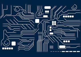 circuit de ligne numérique de technologie de fond de carte mère de technologie illustration vectorielle