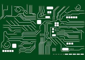 circuit de ligne de technologie carte mère ordinateur processcor fond illustration vectorielle vecteur