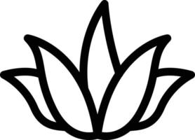 illustration vectorielle de plante d'aloe vera sur fond. symboles de qualité premium. icônes vectorielles pour le concept et la conception graphique. vecteur