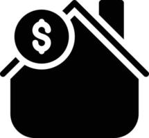 illustration vectorielle de dollar house sur fond. symboles de qualité premium. icônes vectorielles pour le concept et la conception graphique. vecteur