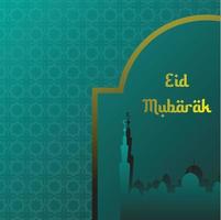 fond eid moubarak vecteur