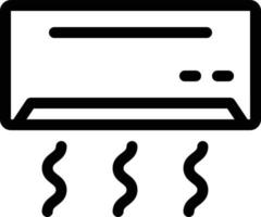 illustration vectorielle de climatiseur sur fond symboles de qualité premium. icônes vectorielles pour le concept et la conception graphique. vecteur