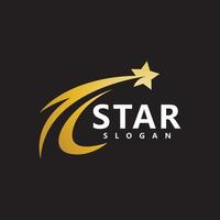 modèle de conceptions de logo étoile, conception d'illustration vectorielle de logo étoile rapide