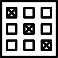 illustration vectorielle de jeu sur un fond. symboles de qualité premium. icônes vectorielles pour le concept et la conception graphique. vecteur