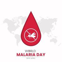 publication sur les réseaux sociaux de la journée mondiale contre le paludisme vecteur