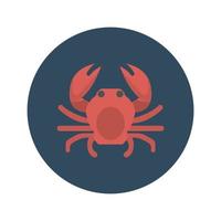 icône de vecteur animal crustacé qui convient au travail commercial et le modifie ou le modifie facilement
