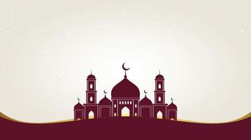 conception de fond islamique. fond de ramadan. fond de l'aïd moubarak vecteur