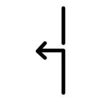 illustration vectorielle gauche sur un fond. symboles de qualité premium. icônes vectorielles pour le concept et la conception graphique. vecteur
