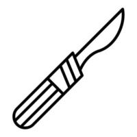 style d'icône de scalpel
