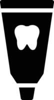 illustration vectorielle de dentifrice sur un background.symboles de qualité premium. icônes vectorielles pour le concept et la conception graphique. vecteur