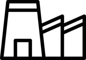 illustration vectorielle d'usine sur un fond. symboles de qualité premium. icônes vectorielles pour le concept et la conception graphique. vecteur