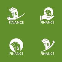 modèle de logo de finance d'entreprise vecteur