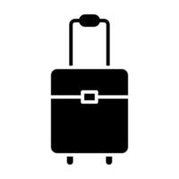 icône de glyphe de valise vecteur