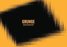 conception de brosse grunge sale abstrait orange et noir vecteur