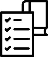 illustration vectorielle de la liste de contrôle sur un arrière-plan.symboles de qualité premium.icônes vectorielles pour le concept et la conception graphique. vecteur