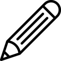 illustration vectorielle de crayon sur fond.symboles de qualité premium.icônes vectorielles pour le concept et la conception graphique. vecteur