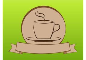 Logo du café vecteur