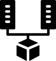 illustration vectorielle blockchain sur un background.symboles de qualité premium. icônes vectorielles pour le concept et la conception graphique. vecteur
