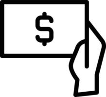 illustration vectorielle de paiement en dollars sur un background.symboles de qualité premium.icônes vectorielles pour le concept et la conception graphique. vecteur