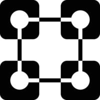 illustration vectorielle blockchain sur fond.symboles de qualité premium.icônes vectorielles pour le concept et la conception graphique. vecteur