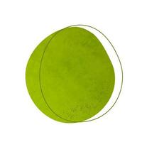 tache aquarelle verte abstraite avec des éclaboussures de points pour la conception. vecteur