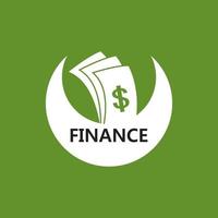 modèle de logo de finance d'entreprise vecteur
