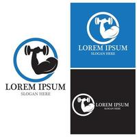 conception de logo de remise en forme vector illustrationicon