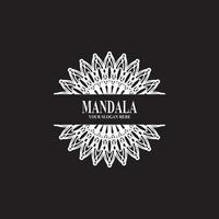 illustration vectorielle de conception de logo de mandala vecteur