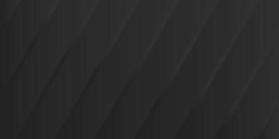 bannière linéaire futuriste gris foncé. fond élégant décoratif noir avec des rayures diagonales. modèle linéaire numérique. texture rayée. papier peint moderne abstrait. illustration vectorielle.