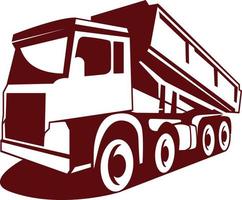 illustration de logo de camion vecteur