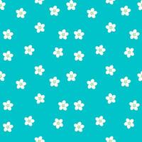 fond transparent motif fleur de cerisier turquoise vecteur