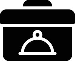 illustration vectorielle de boîte de nourriture sur un fond. symboles de qualité premium. icônes vectorielles pour le concept et la conception graphique. vecteur