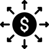 illustration vectorielle de réseau dollar sur fond.symboles de qualité premium.icônes vectorielles pour le concept et la conception graphique. vecteur