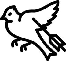 illustration vectorielle de chasse aux oiseaux sur fond.symboles de qualité premium.icônes vectorielles pour le concept et la conception graphique. vecteur