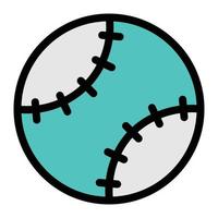 illustration vectorielle de baseball sur fond.symboles de qualité premium.icônes vectorielles pour le concept et la conception graphique. vecteur