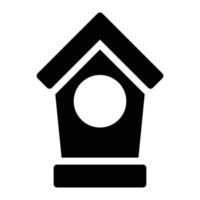 illustration vectorielle de maison d'oiseau sur un fond. symboles de qualité premium. icônes vectorielles pour le concept et la conception graphique. vecteur