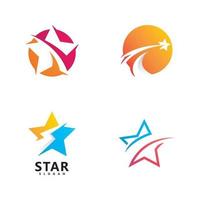 modèle de conceptions de logo étoile, conception d'illustration vectorielle de logo étoile rapide