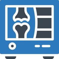 illustration vectorielle de radiographie osseuse sur fond.symboles de qualité premium.icônes vectorielles pour le concept et la conception graphique. vecteur