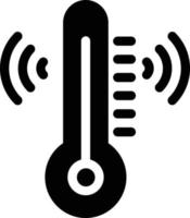illustration vectorielle de température sur un fond. symboles de qualité premium. icônes vectorielles pour le concept et la conception graphique. vecteur