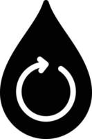 illustration vectorielle de recyclage de l'eau sur un fond. symboles de qualité premium. icônes vectorielles pour le concept et la conception graphique. vecteur