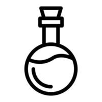 illustration vectorielle de bouteille de poison sur fond. symboles de qualité premium. icônes vectorielles pour le concept et la conception graphique. vecteur
