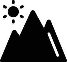 illustration vectorielle de montagnes sur fond.symboles de qualité premium.icônes vectorielles pour le concept et la conception graphique. vecteur