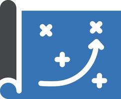 illustration vectorielle de plan stratégique sur fond. symboles de qualité premium. icônes vectorielles pour le concept et la conception graphique. vecteur