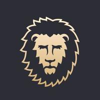 illustration vectorielle de tête de lion vecteur