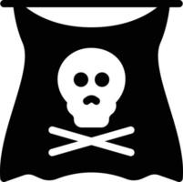 illustration vectorielle de drapeau pirate sur fond.symboles de qualité premium.icônes vectorielles pour le concept et la conception graphique. vecteur