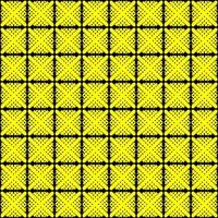 motif jaune abstrait sans soudure. abstrait noir et jaune vecteur